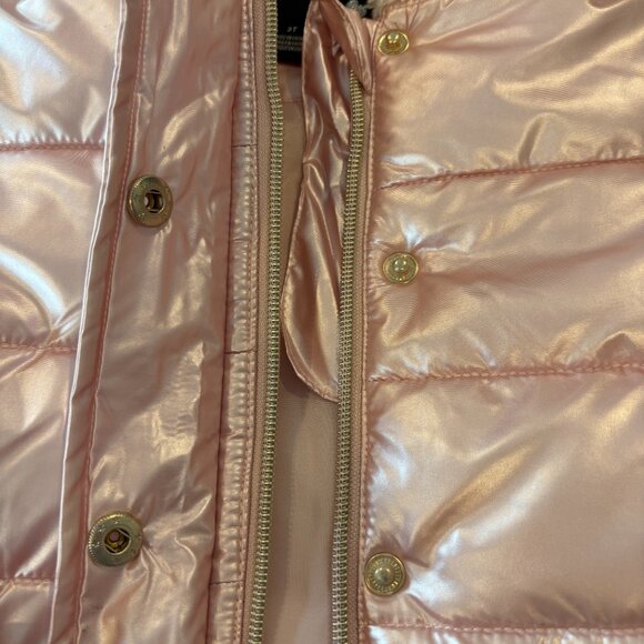 NEW with Tags Girls Rothschild 3T Tailback Metallic Pink Puffer Coat - Picture 4 of 8